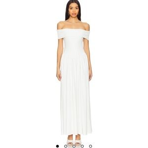 White Brielle Maxi Dress